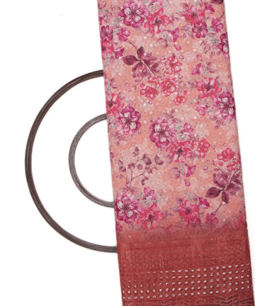 Chikankari Digital Cotton Fabric Prints Online At Fabric Dekho